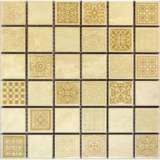 Мозаика декоративная Атриум бежевая   20х20 см.